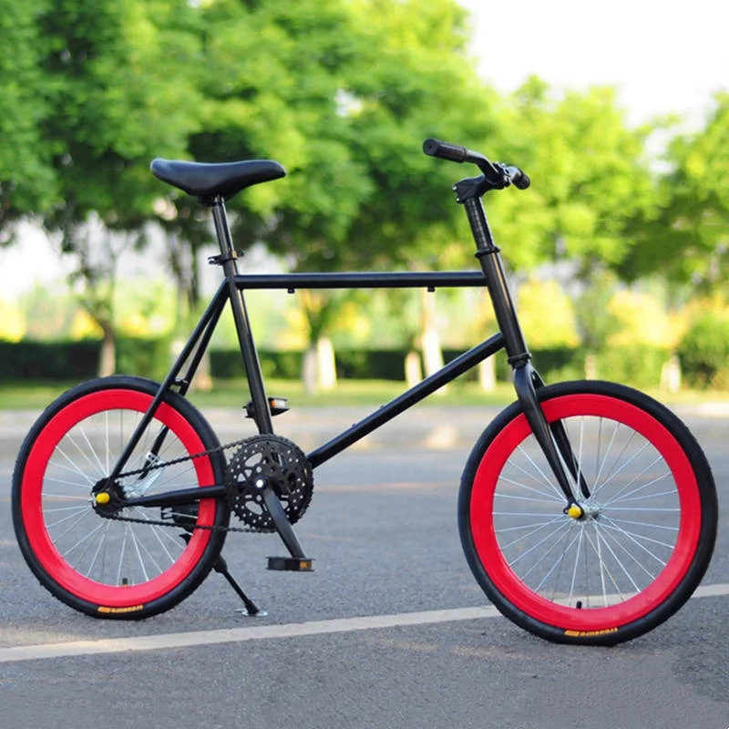 Hot Sale 20 Inch 40 Knife Spoked Wheel Sports Student Adult Aluminium Lightest Mini Beautiful Bicycle Fixed Gear Bike