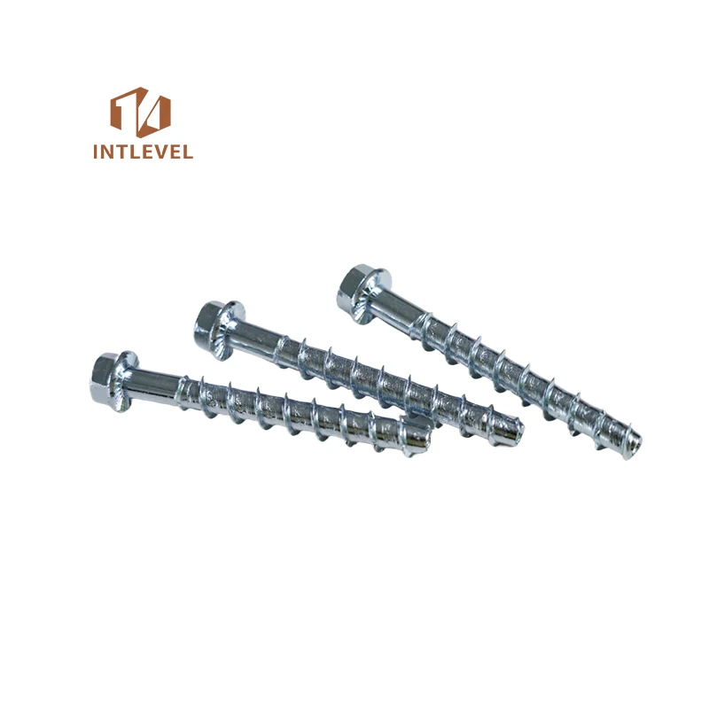 European Standard Carbon Steel Unique Thread Design Concrete Anchors Zinc Plated Concrete Bolt