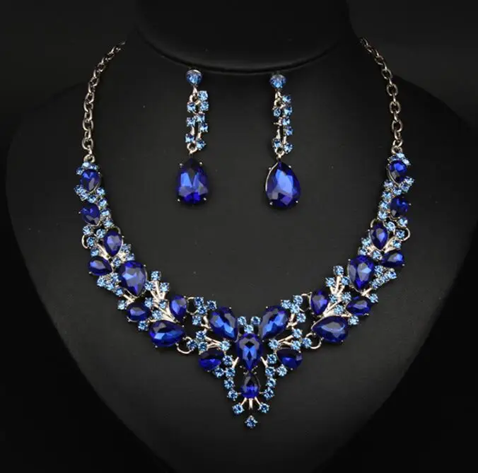 crystal jewelry sets