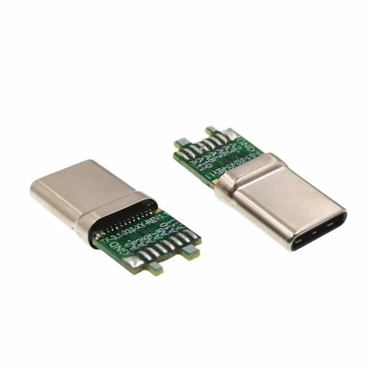 Водонепроницаемый микро-разъем 3 0 Mini Type-c 16p usb-разъем 2 Type A B c штекер 2-24pin smt dip Usb