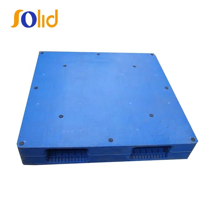 
1300X1100 Welded Flat Top Double Sides Plastic Pallet Steel Reinforced Pallets 
