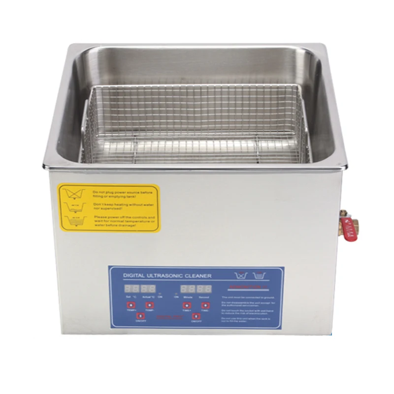 Vevor 15L Industrial Ultrasonic Cleaner 400W Record Washer Lifting Bracket Waterproof LP Album Disc EP Cleaning New Condition