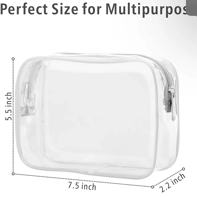 New fashion waterproof transparent travel Wash gargle bag to receive toiletry bags clear cosmetic makeup bag pvc