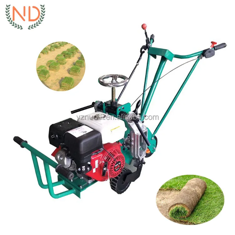 football field lawn mower/grass sod cutter turf cutter lifter lawn cutter machine