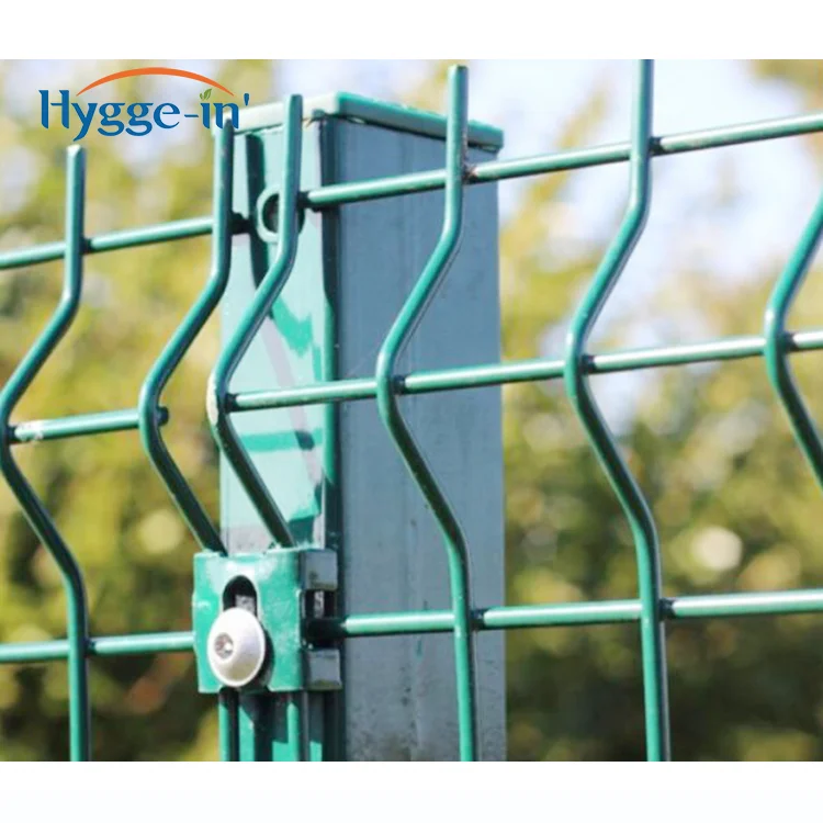 Easyclips Assemble Post 1x2 5x5 1 Inch Low Cost Non Galvanized PVC Plastic Coated Metal Panel 3D Curved Bend Welded Iron Mesh