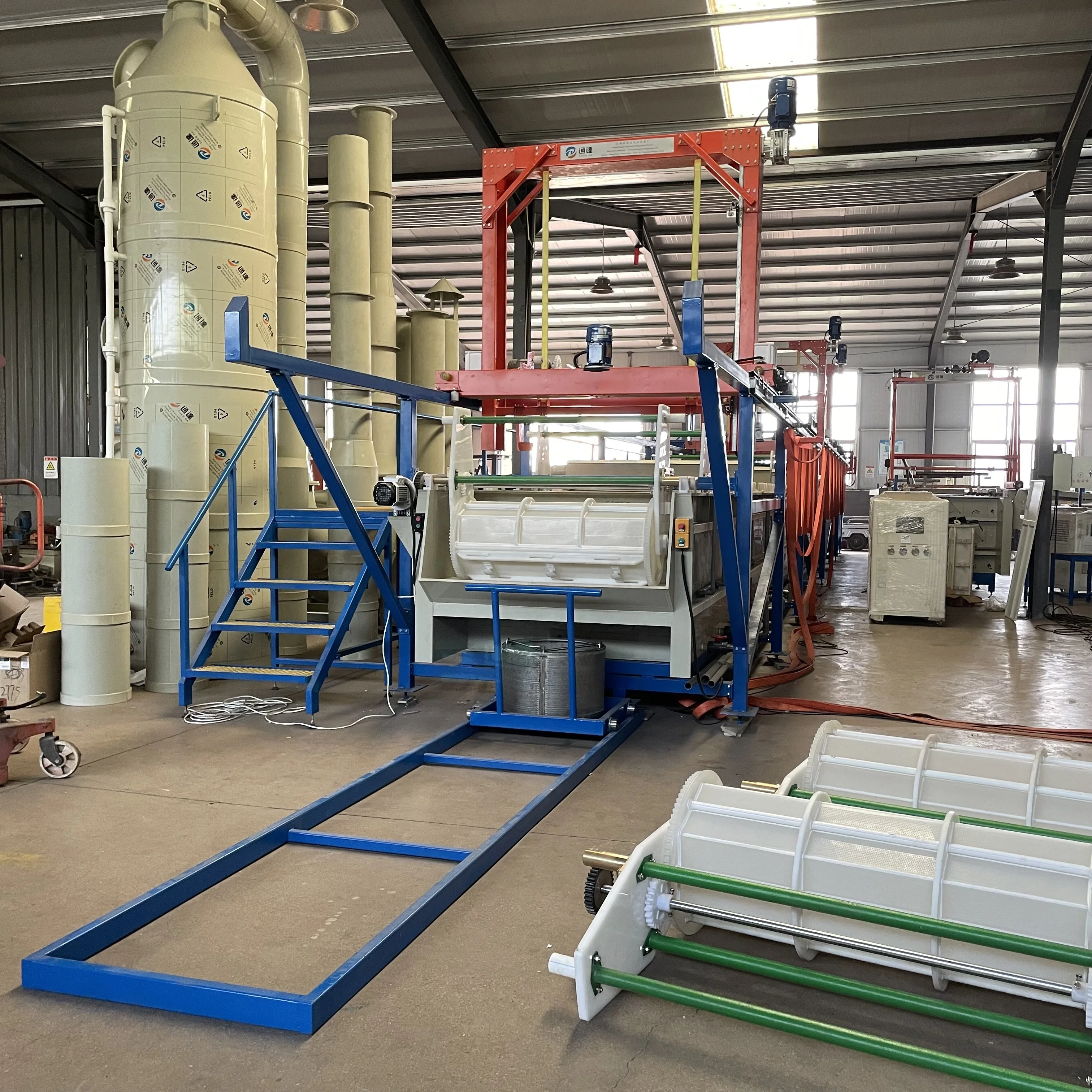 Barrel Plating Machine for Nickel Plating / Electroplating equipment / zinc plating plant