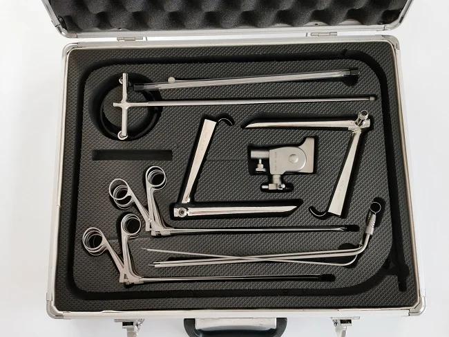 Surgical ENT Seft-retaining laryngoscopy set