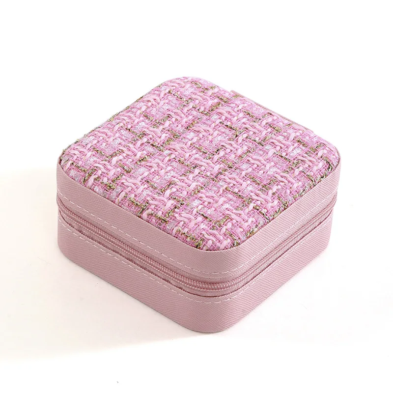 Pu Leather Jewellery Organizer Travel Jewelry Box Portable Mini Fashion Jewelry Case