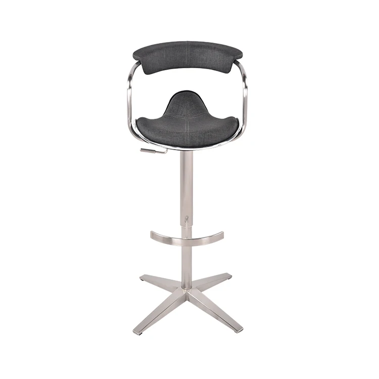 In Stock Industrial Modern heavy metal Swivel Vintage Bar Stools Chairs With Arms
