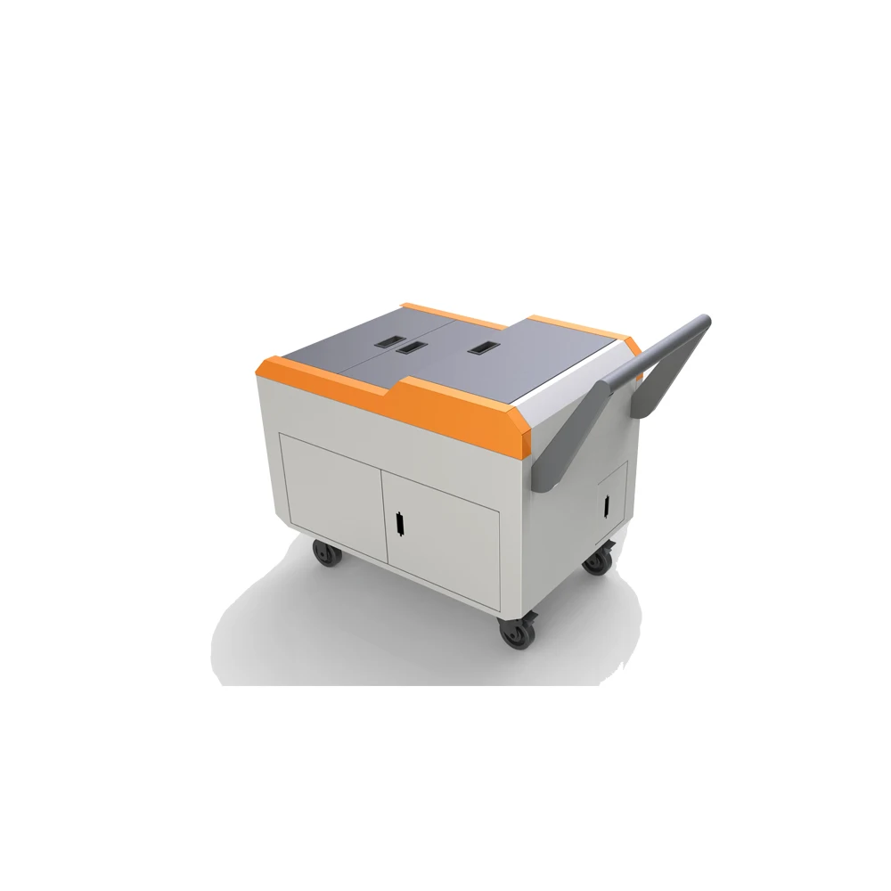 Workshop Garage Metal Tool Cabinet Metal Tool Trolley / Tool Cart with Handle and Wheels