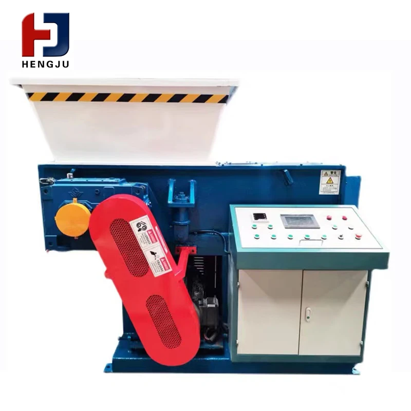 Plastic Bag Single Shaft Crusher Scrap Glass Bottles Recycling Shredder Medicine