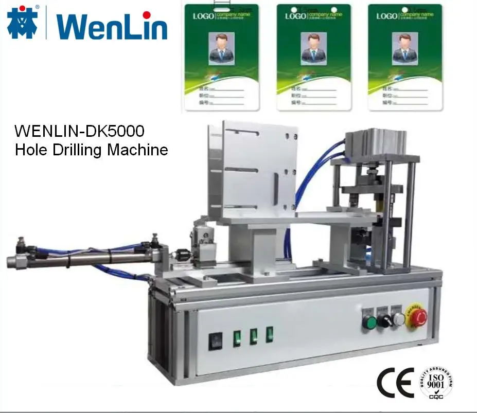 Automatic Hole Punching machine for pvc plastic cards