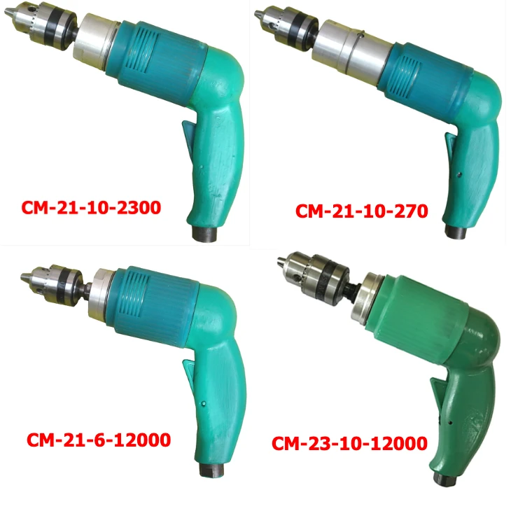 CM 21-10-270 Pneumatic Drill Compact and durable 10mm (3/8 in. ) Chuck Capacity