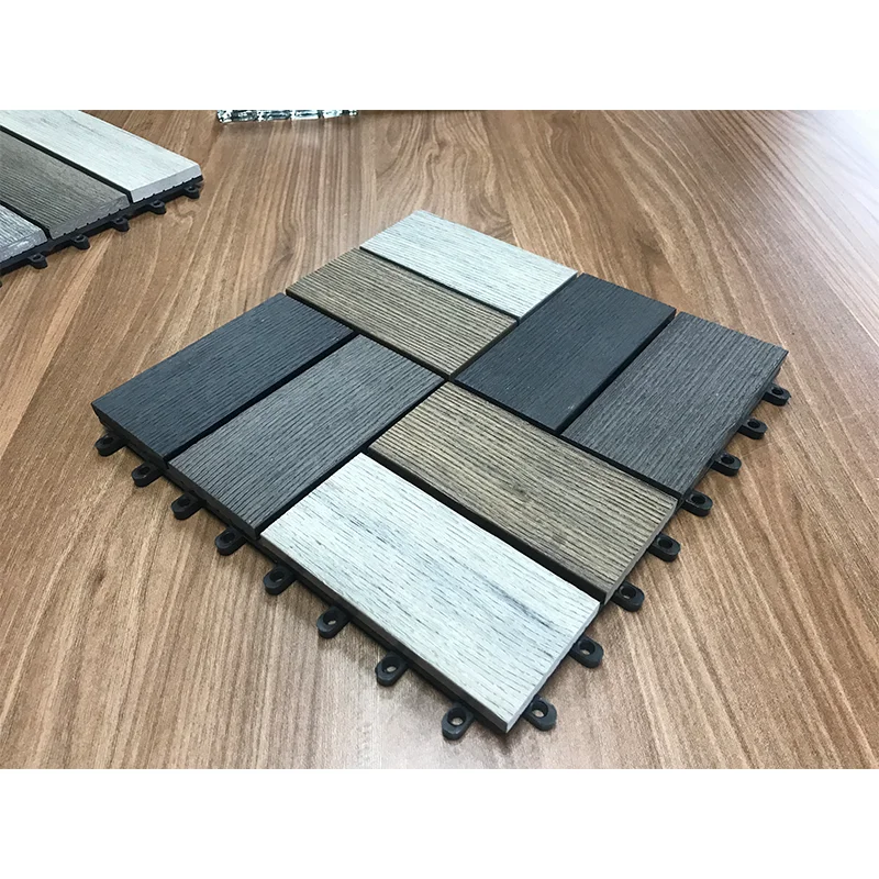 Outdoor Terrace Courtyard Decoration Waterproof Mildew Proof Low Cost Maintenance Environmentally Friendly Wpc Floor