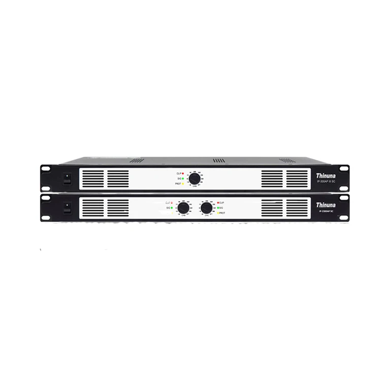 Thinuna IP-2600AP III SC SIP PA System Two Channel 600W Digital Amplifier IP Network Audio System Power Amplifier Manufacturer