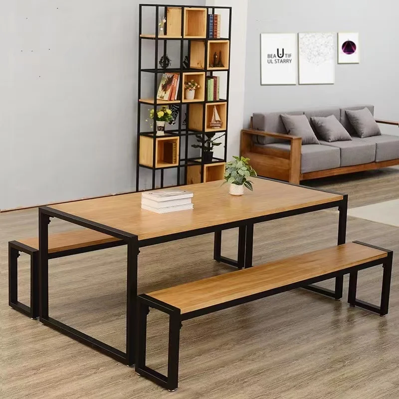 industrial dinning table set dining room furniture manufacturer wood dining table writing desk sets