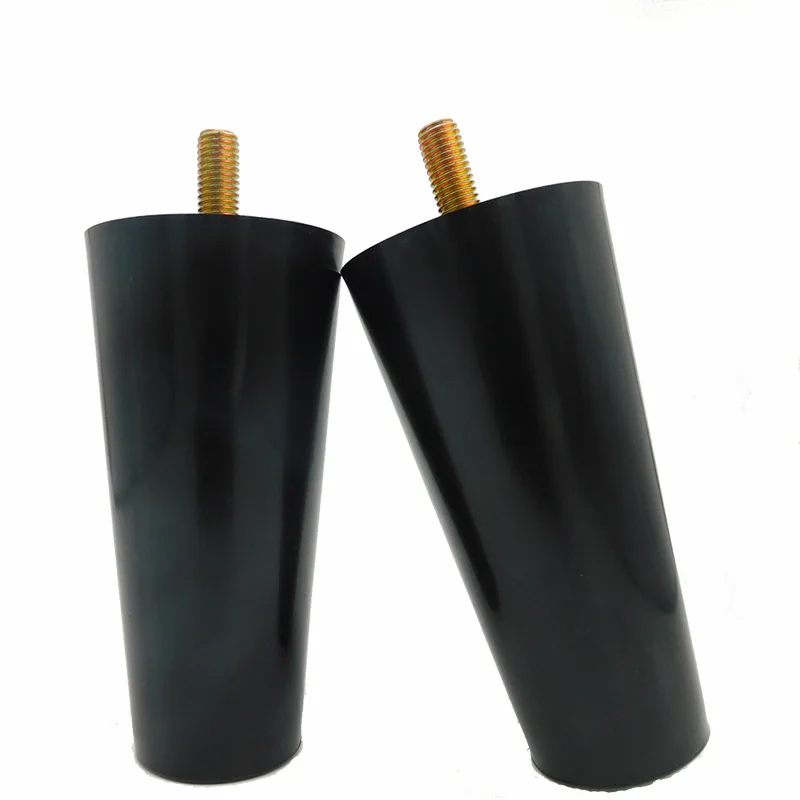 Leg Custom Furniture accessories 100/120/140/150/160mm Height Round Sofa Plastic Leg  Furniture Plastic Feet