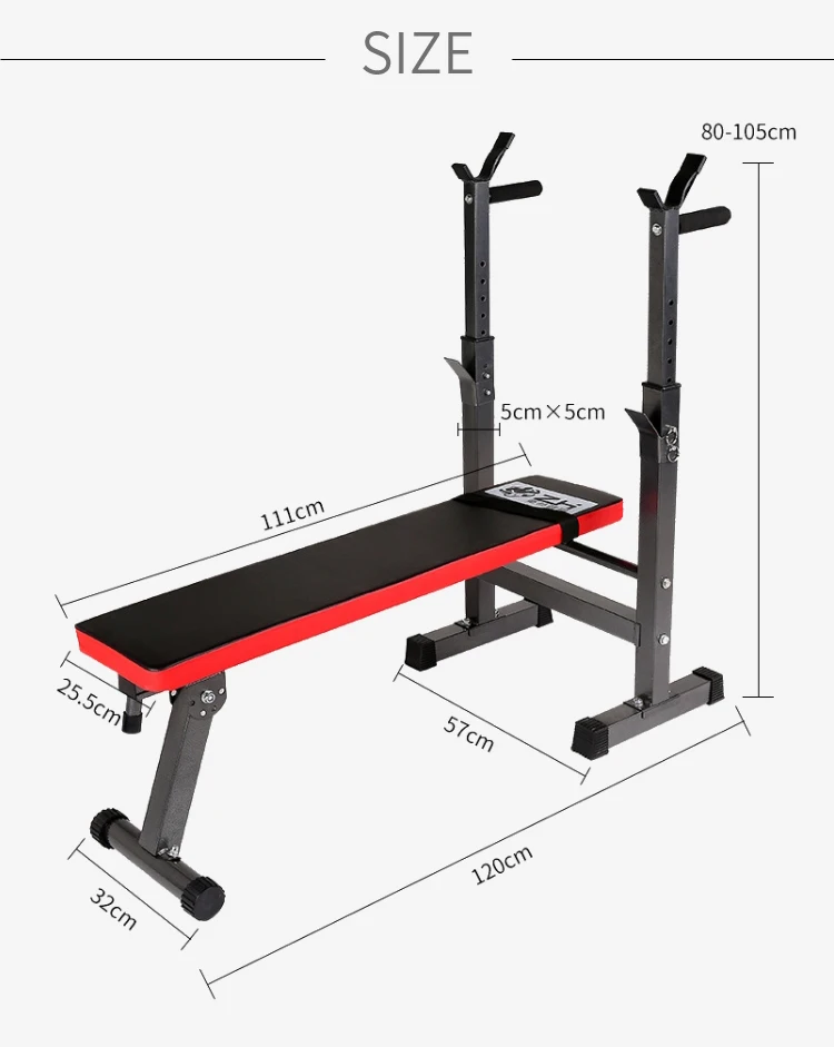 Squat Stand Half Heavy Duty Adjustable Squat Rack Squat Rack Leg Press Attachment Weight Bench Set With Squat Rack Frame Deep