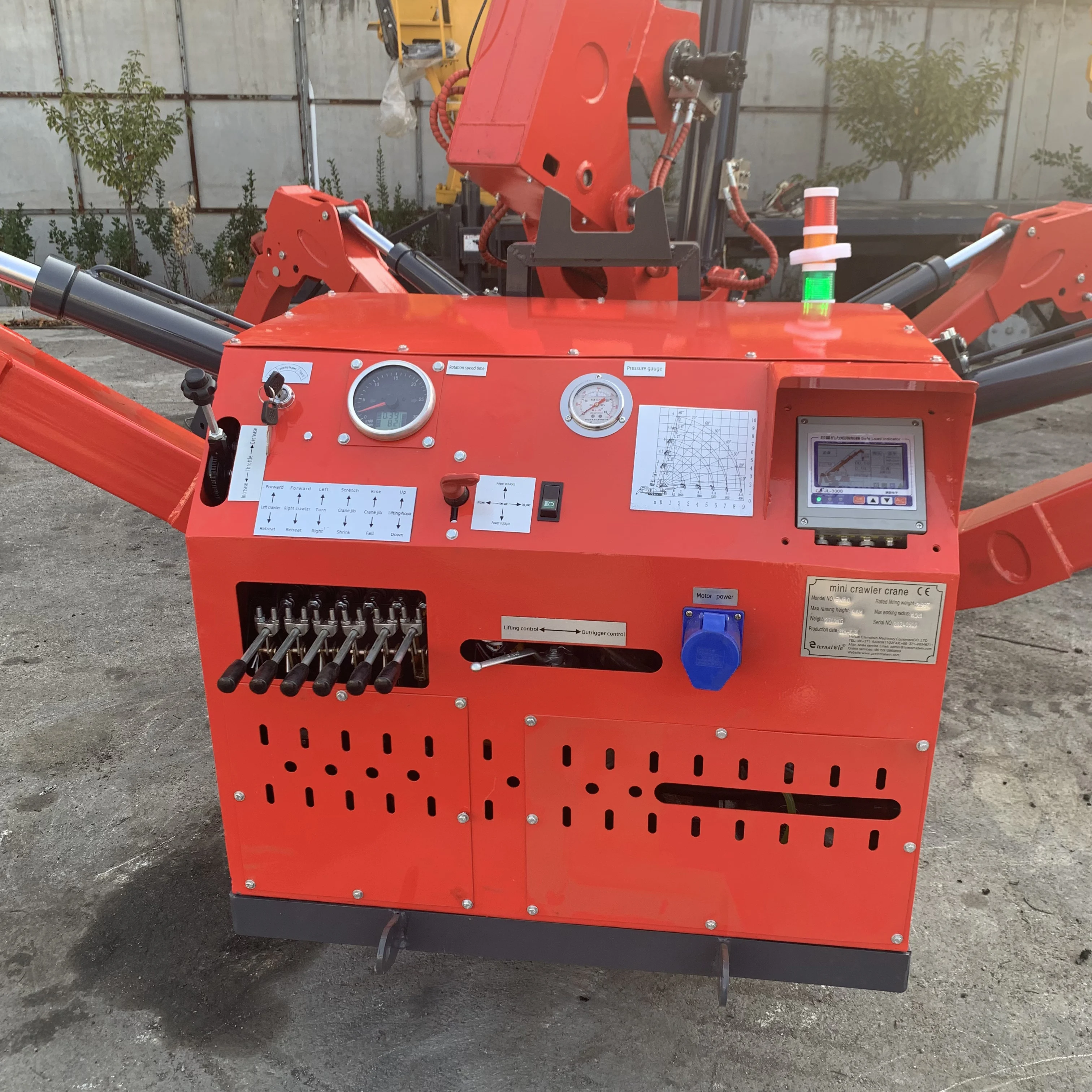 China Diesel Engine Drive Electric Spider Cranes Hydraulic Mobile Spider Crane 3 Ton Telescopic Small Price Mini Spider Crane