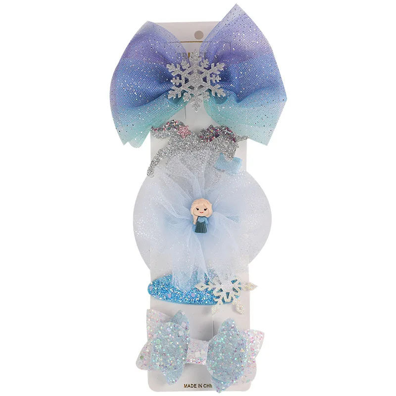 Новые милые аксессуары для волос в Корейском стиле с бантом для принцессы для девочек набор заколок для волос