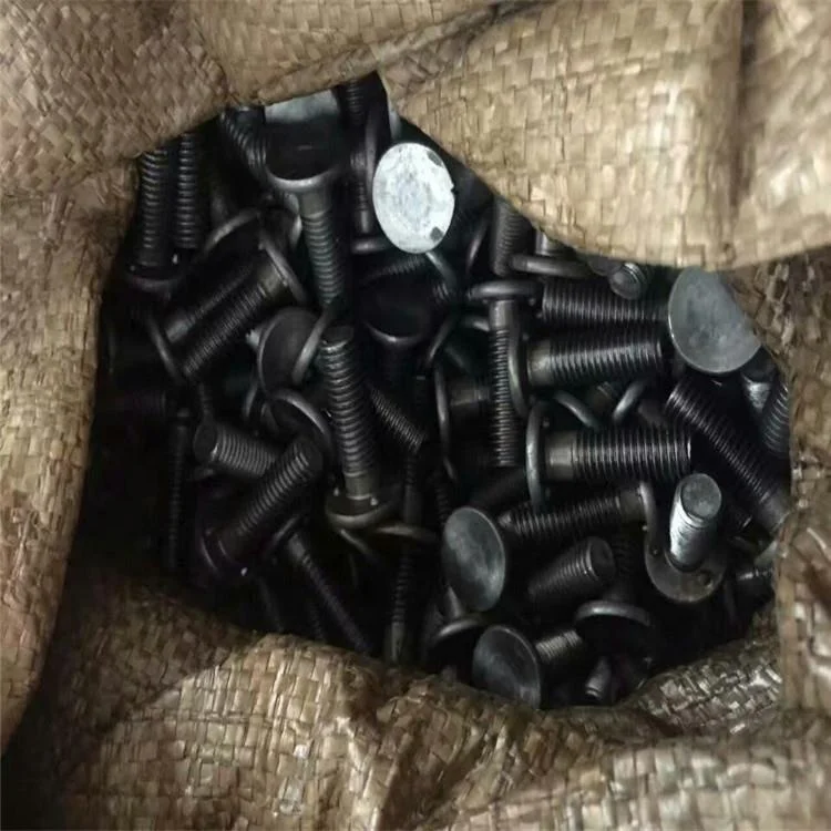 M6 M8 M10 M12 Fanged Elevator Bolt Nut And Washer For Bucket  DIN15237 Carbon Steel Galvanized Belt screws or Belt bolts