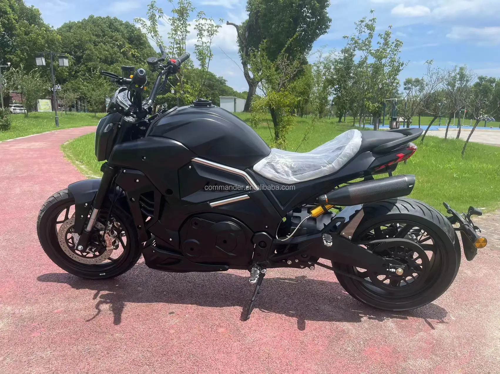 China Manufacture 8000W Mid Belt Motor Electric Motorcycle Top Speed 150km/h