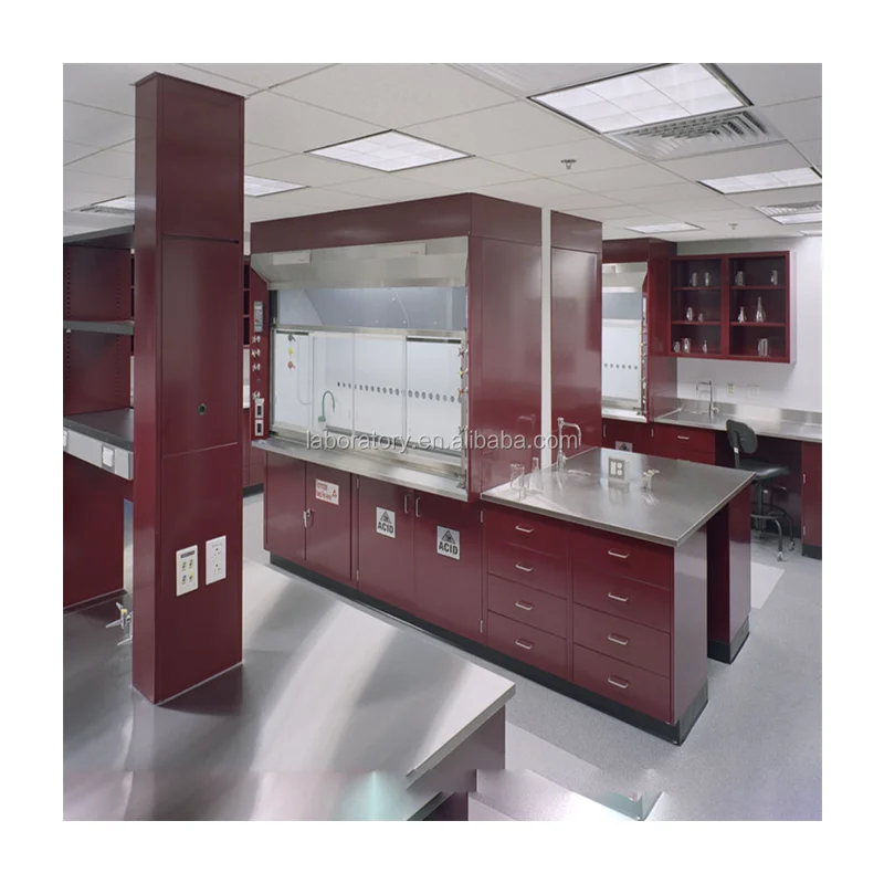 Лабораторная система вентиляции, полностью стальная дымовая камера, вытяжной капот в китае
