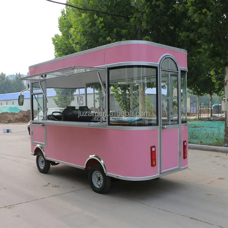 foot truck snack food street food cart freezer moped food cart