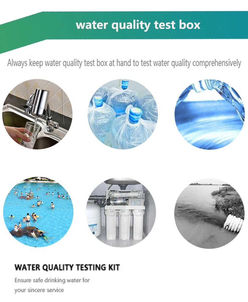 Water Quality Test Kit for Testing Many Different Parameters in Water Swimming Pool Water Test Meter and Reagents