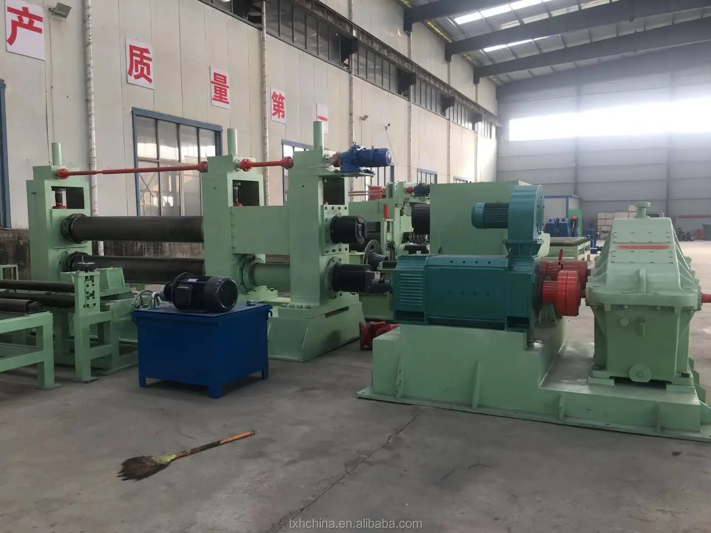 
used slitting line & used cut to length line with 11 roller 200x16 mm 