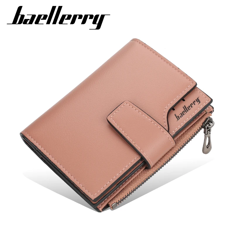 2024 New Classic Female Purse Zipper Wallet For Women Money Clip Women Wallets Fashion Short PU Leather Quality Card Holder