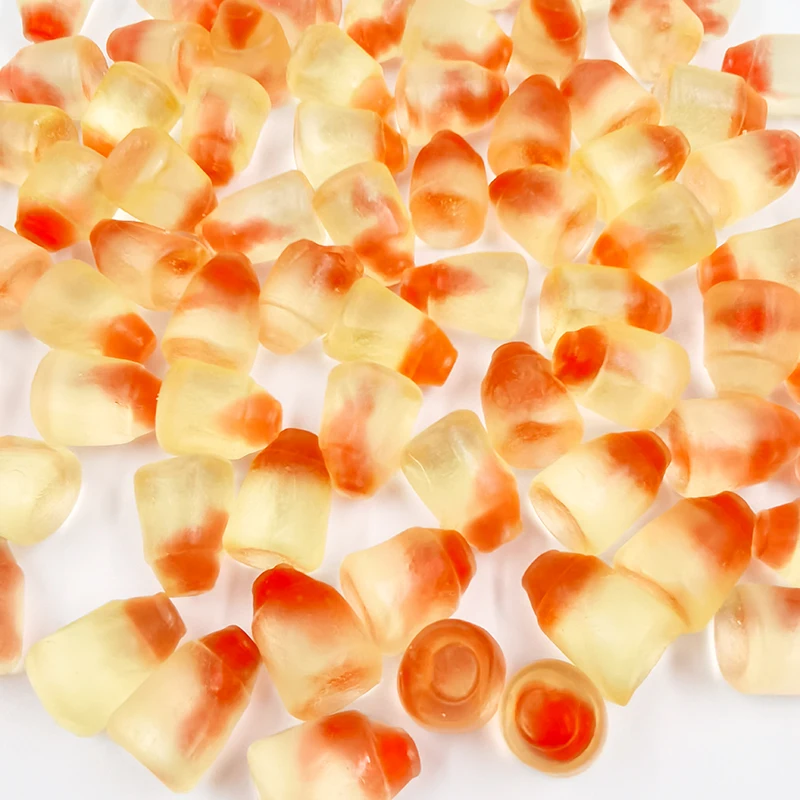 Gummy candy wholesale custom fruit shaped gummy soft candy sweets sour jelly candy