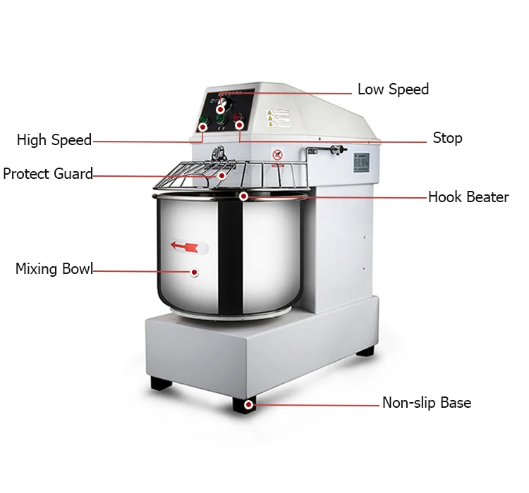 Bakery and pastry equipment dough kneader bread dough mixer