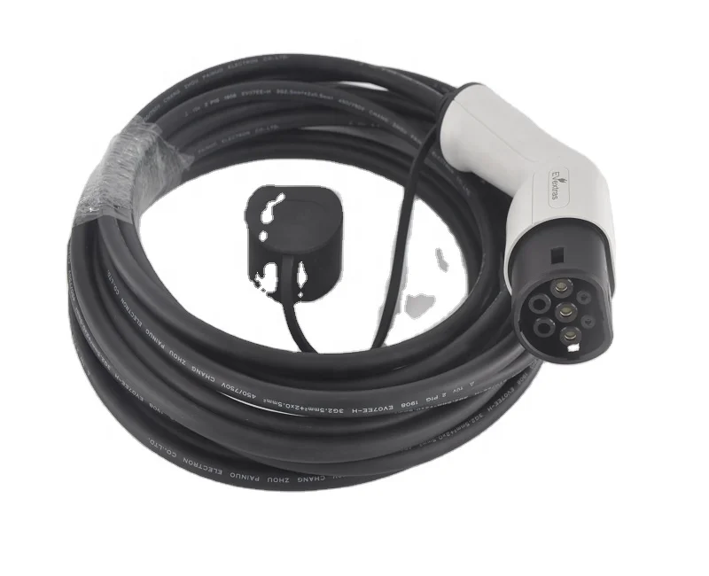 16A 3 фазы EV зарядное устройство 11 кВт зарядный кабель для EV с IEC 62196 Тип 2 Электрический разъем