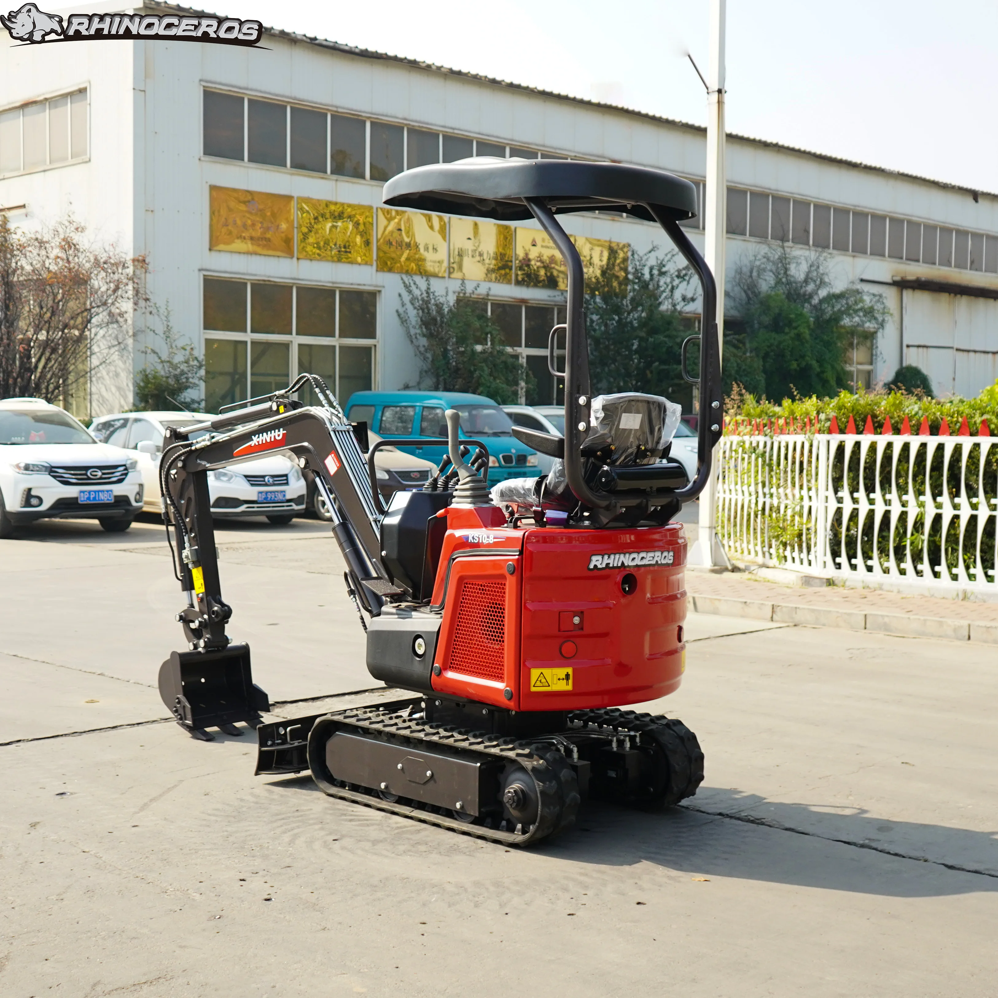 Rhinoceros XINIU KS10-8  1.0T New Product 1000kg Mini Digger Excavator Crawler Excavator Digger