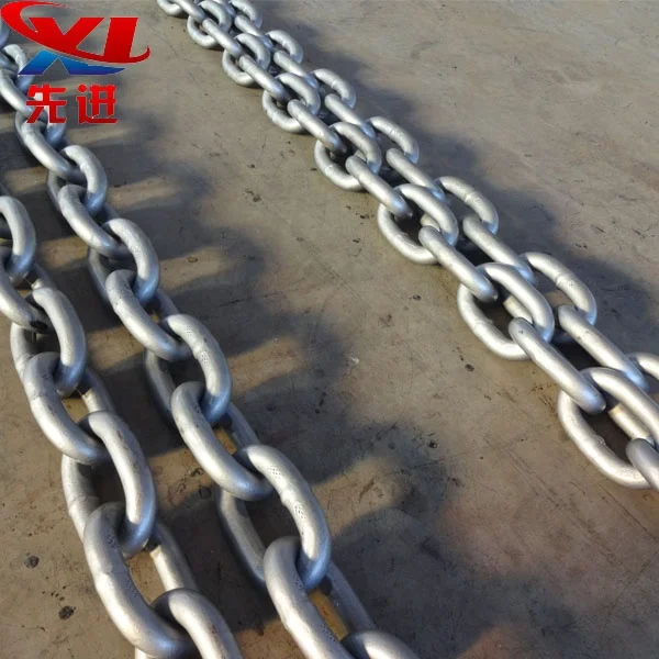 High-strength G43 welded mining round chain/welded chain/electric slag dragging machine chain