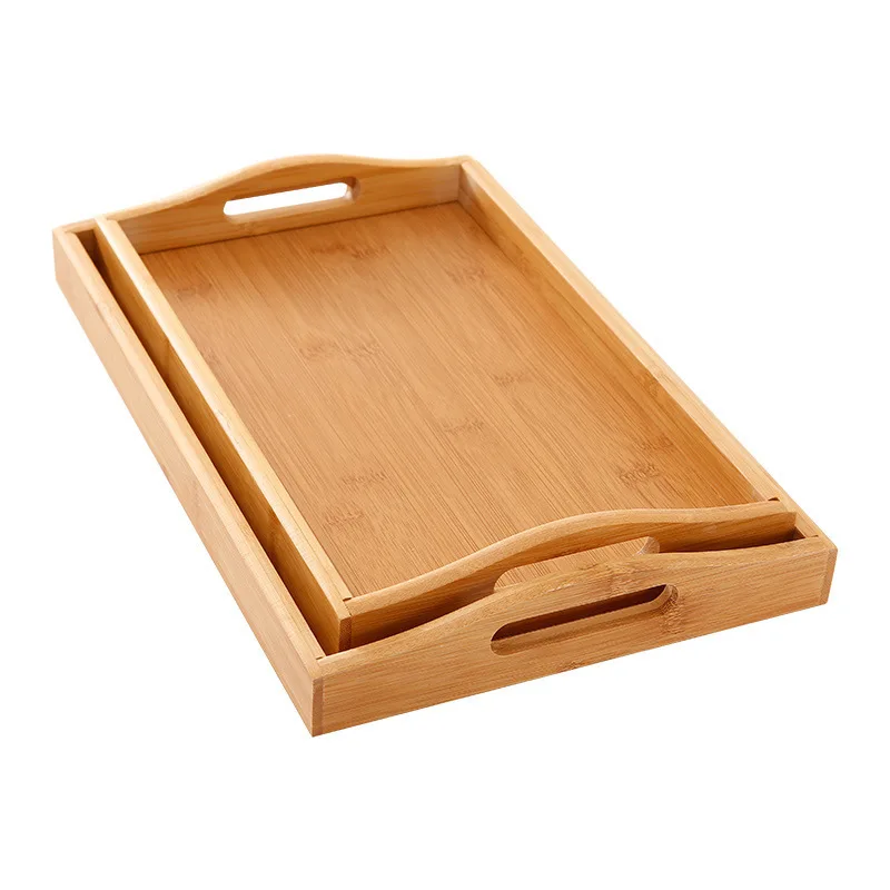 rectangular bamboo wood kung fu tea cup tea set tray wooden tray bamboo tray