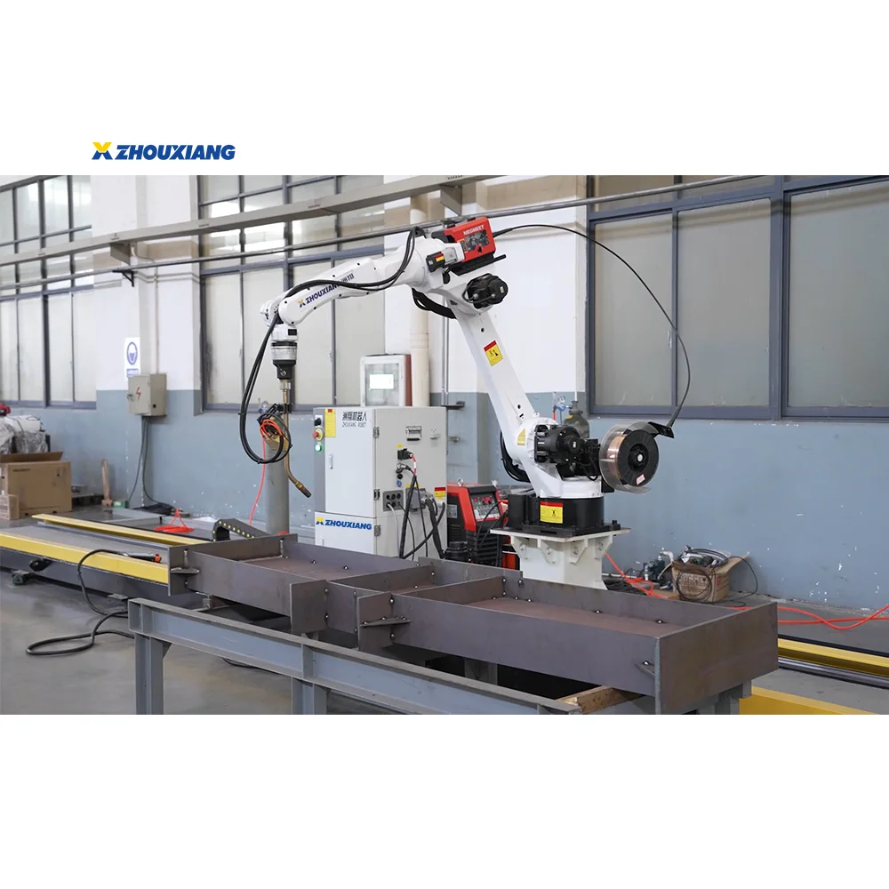 Metal Steel Structure Stainless 6 Axis Automatic Robotic Robot Arm Welding Robot