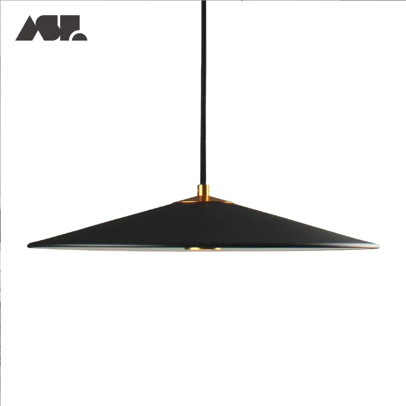 Aisilan customize small black aluminium cone shade drop light pendant lighting for kitchen island