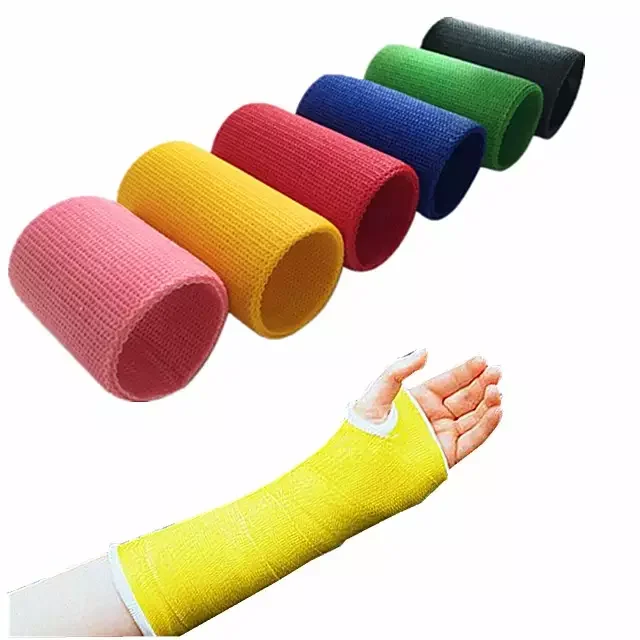 CE ISO Approved Medical disposable hospital soft  High Quality Medical Polyester Fiberglass Surgical Orthopaedic Casting Tape