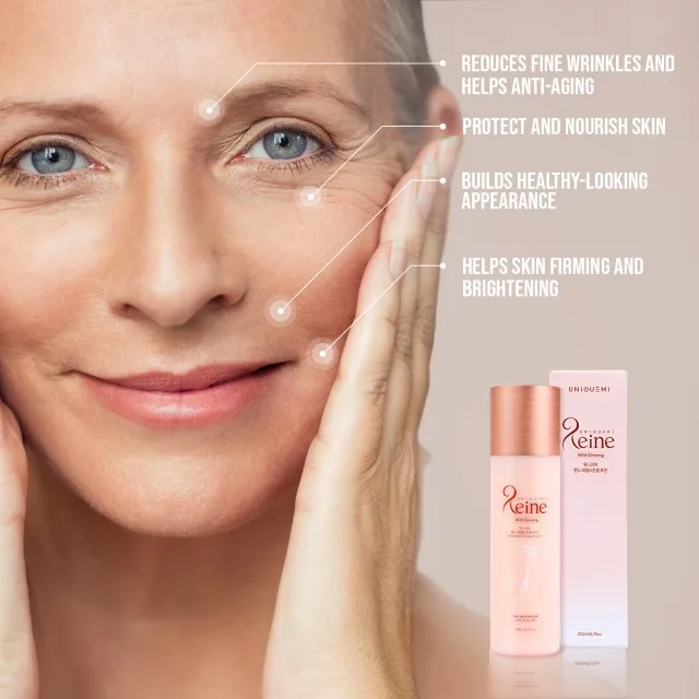 UNIQUEMI Korea Skin Lition Reine Wild Ginseng Lotion Contains 10,440 ppm of Wild Ginseng For Healthy Skin Made in Korea