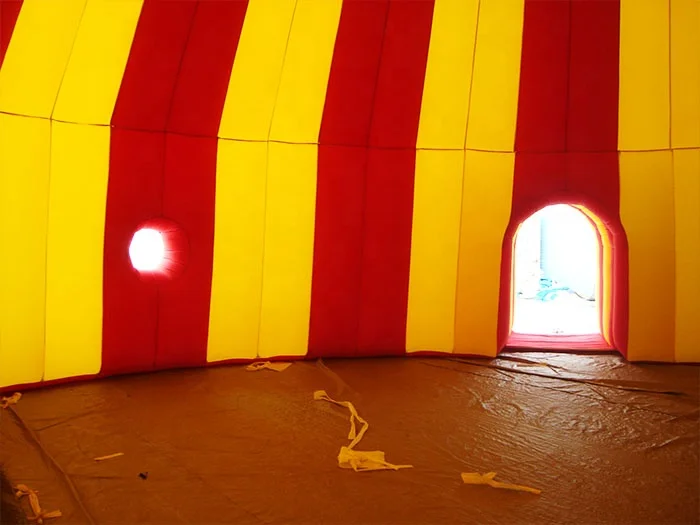 Portable inflatable circus dome tent for any traveling Circus