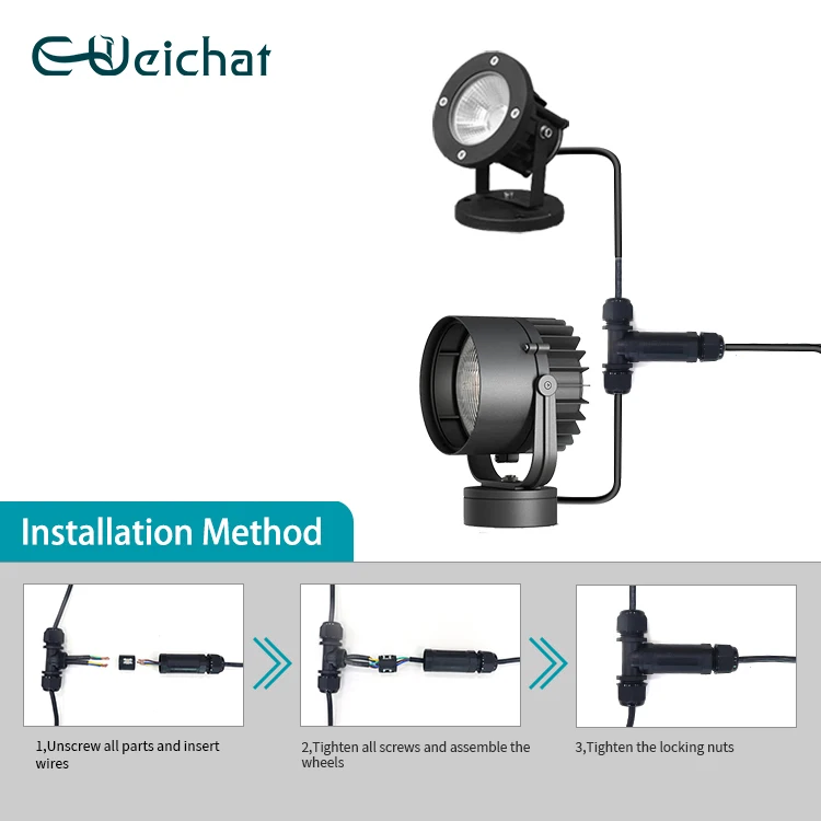 Weichat Manufacturer Electrical Industrial IP68 2 Pin M25 T Shape Screw Terminal Waterproof Cable Connector