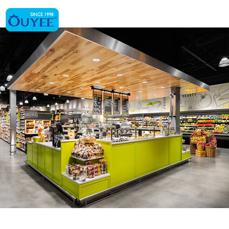 Выставочный стенд Freshmarket для супермаркета фруктов овощей