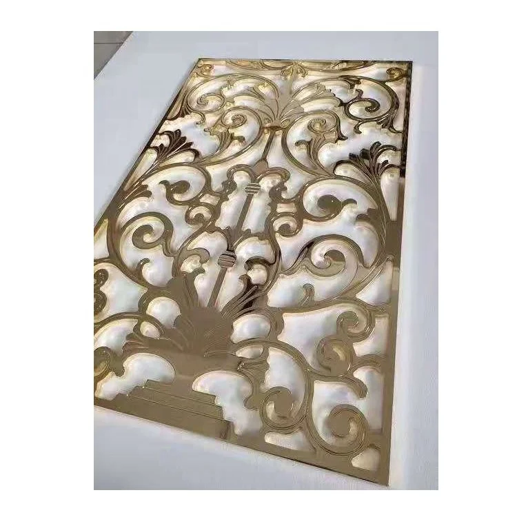 Light luxury wrought iron divider living room partition screen floor office beauty shop decoration Room Divider