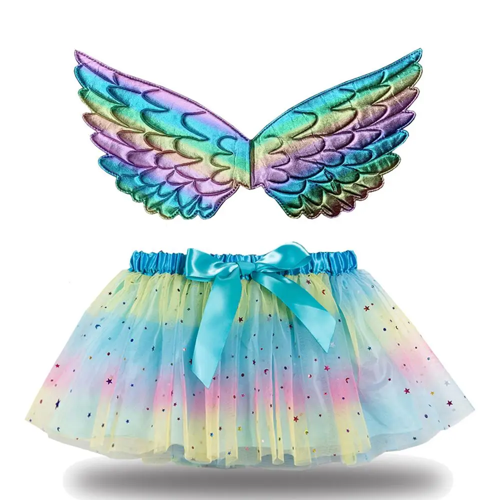 
coldker Baby Girls Tutu Dress European Kids Ballet Dress Fashion Baby Dance Dress 