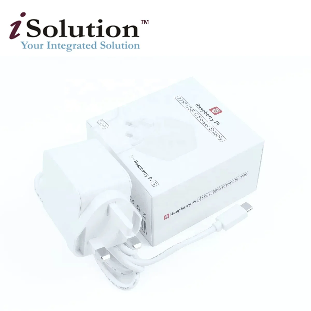 Official Raspberry Pi 27W USB C Power Supply Compatible for PD Charing EU US UK Plug 5.1V 5A for Raspberry Pi 5