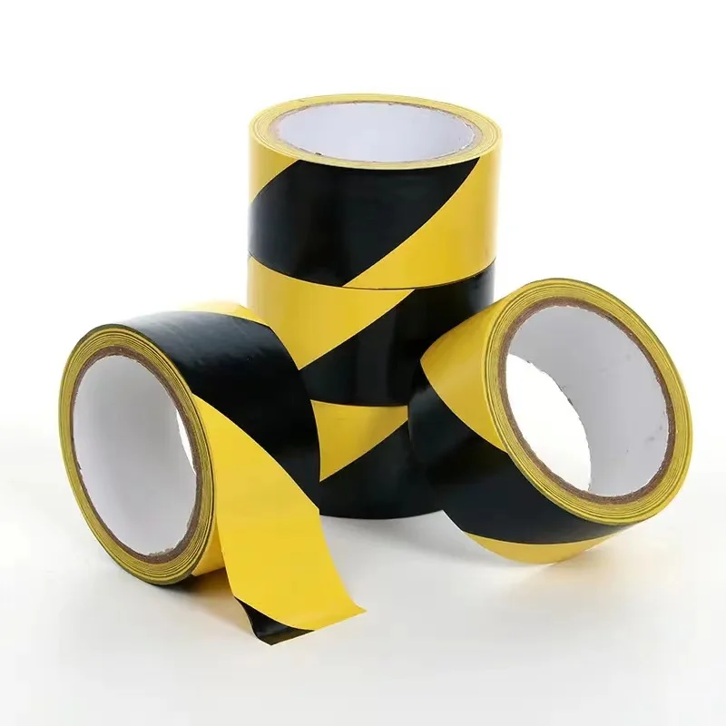 Печатная предупреждающая лента для безопасности ПВХ напольная