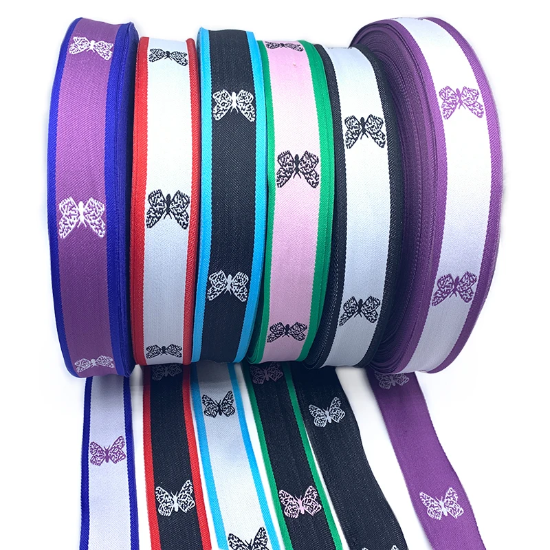 
 Жаккардовый эластичный пояс на заказ, нейлоновая лента, тесьма от производителя одежды из полиэстера  