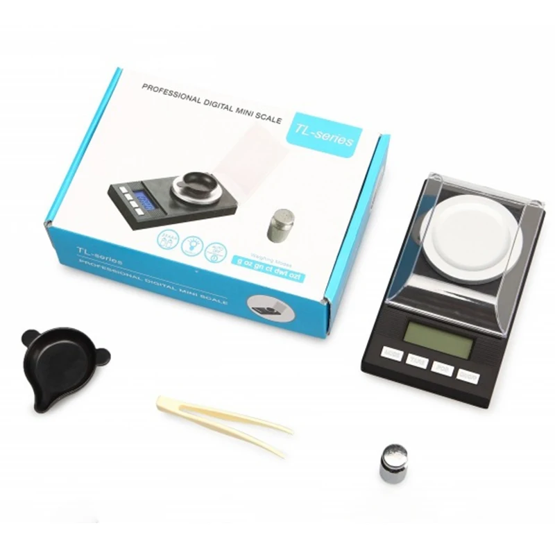 New hot sale 50g pocket electronic scale gold medicinal material weighs carat mini electronic balance 0.001g jewelry scale